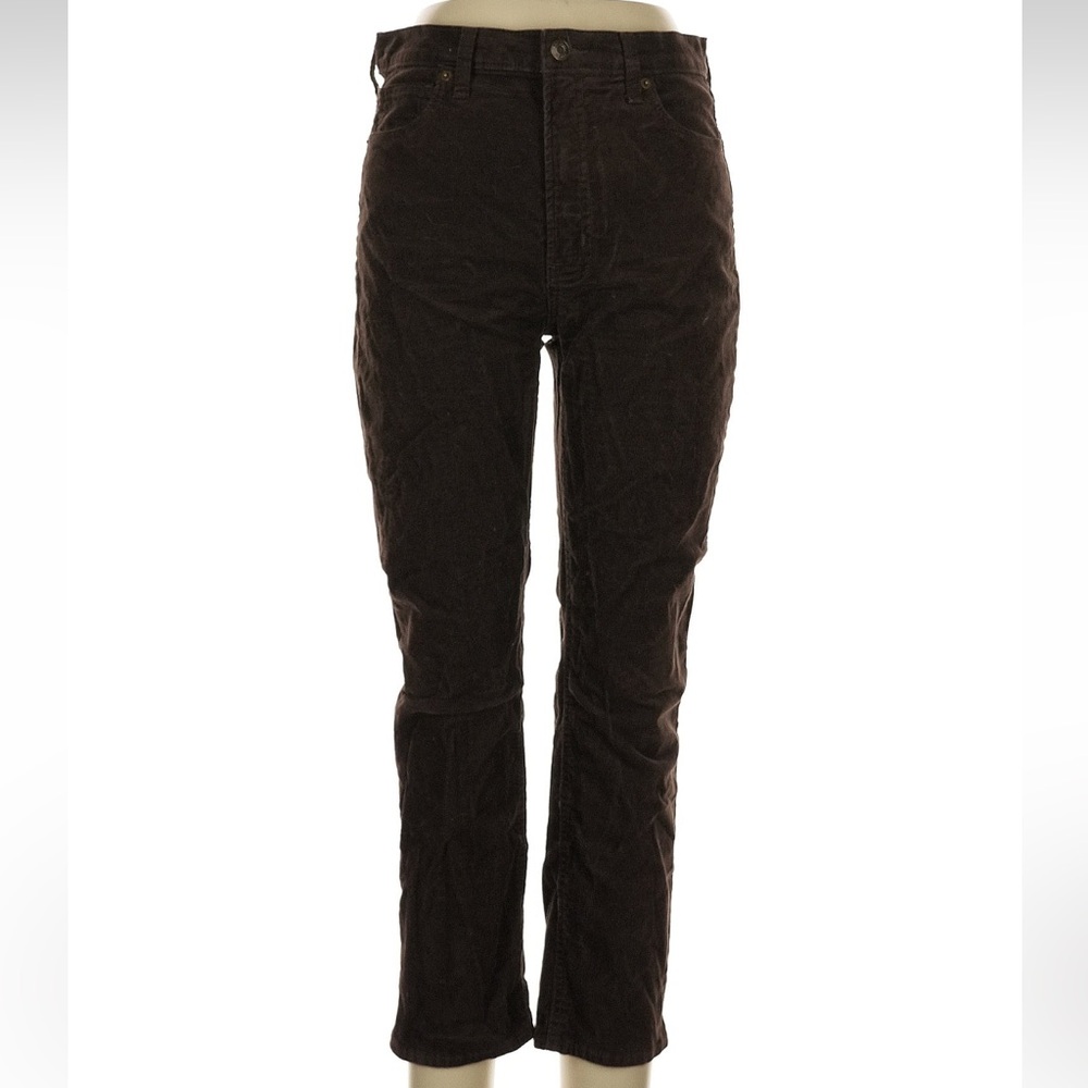 GAP women’s vintage slim high rise Brown Corduroy Pants